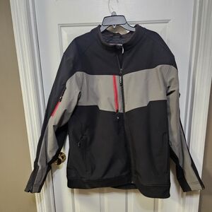Men's Performance Jacket in Black, Gray, and Red